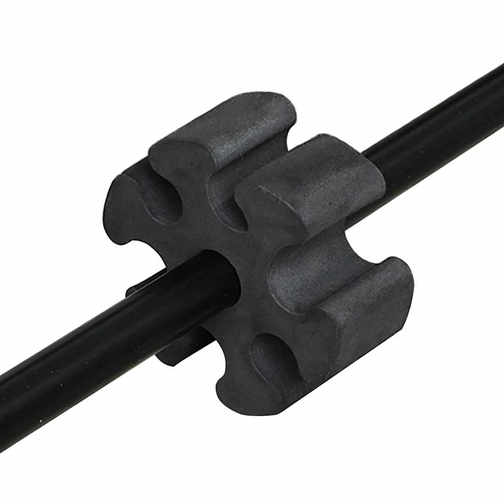 Rete da tennis Nero e rosso 396 x 92 x 87 cm Poliestere