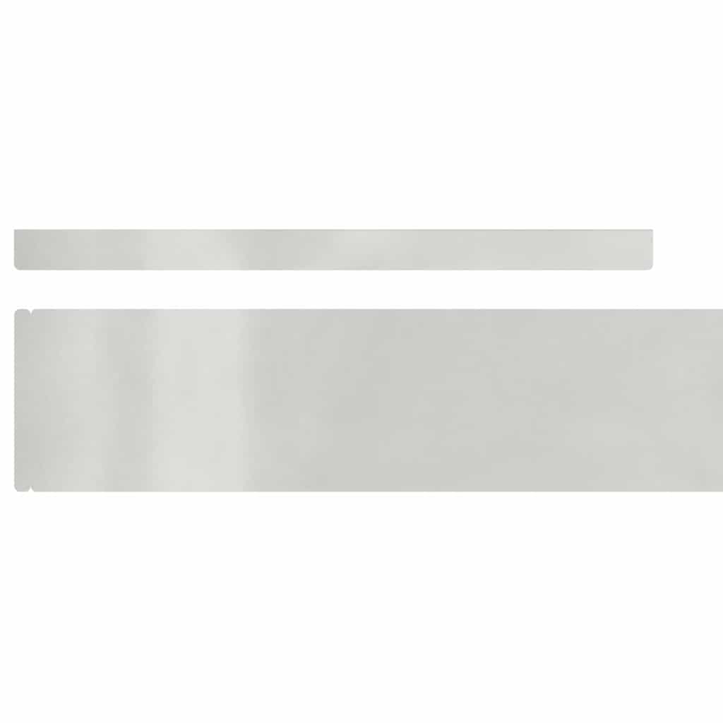 Bordura per Prato Argento 450 x 0,05 x 10 cm | homemem39