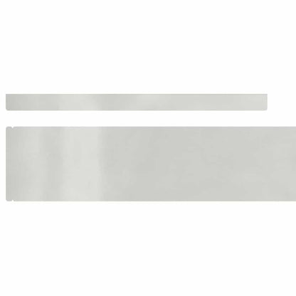 Bordura per Prato Argento 450 x 0,05 x 10 cm | homemem39