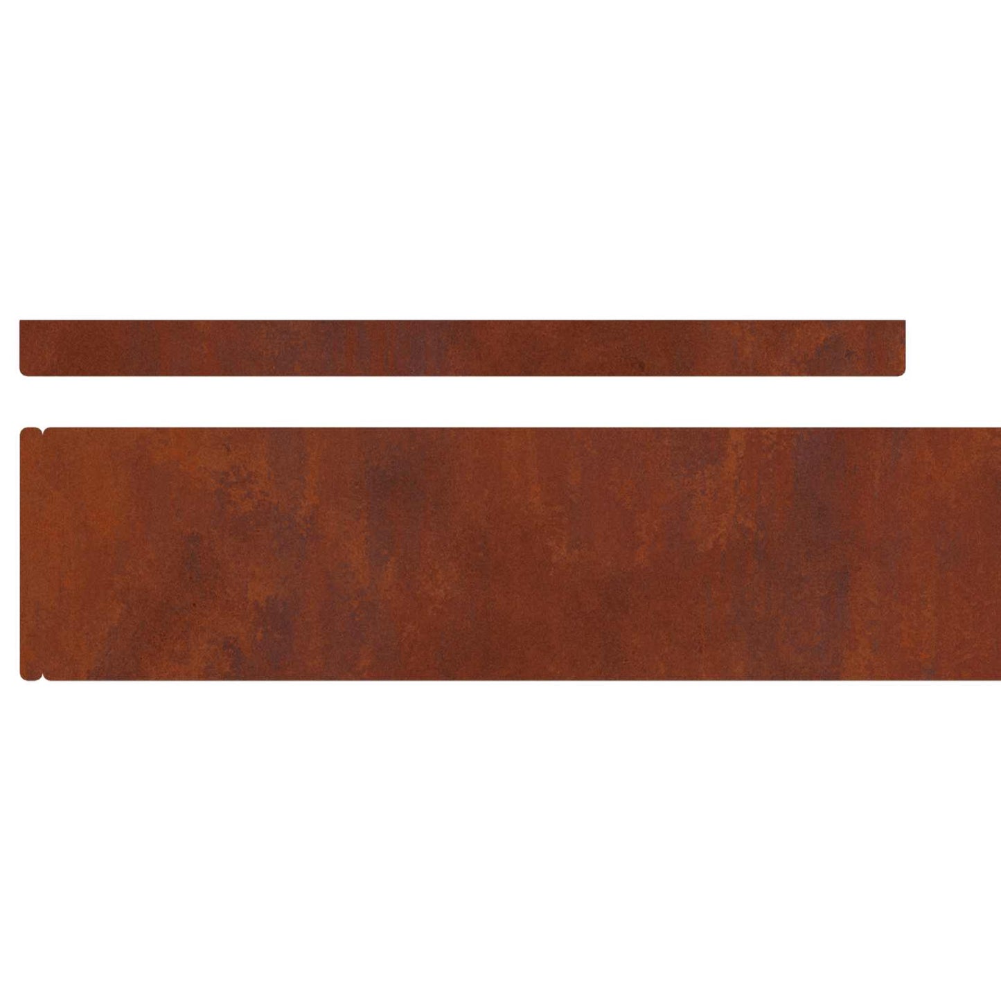 Bordura per Prato 4 pcs Ruggine 450 x 0,05 x 10 cm | homemem39