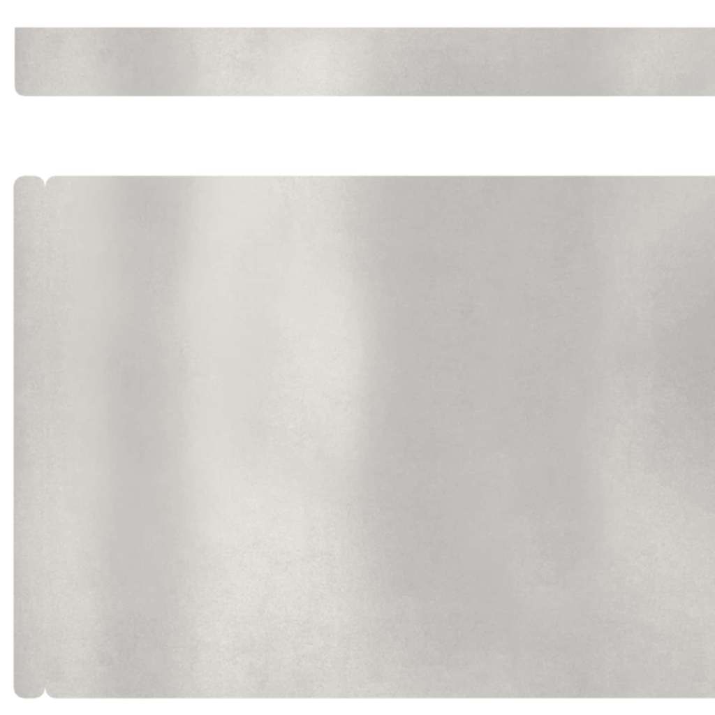 Bordura per Prato Argento 450 x 0.05 x 15 cm | homemem39