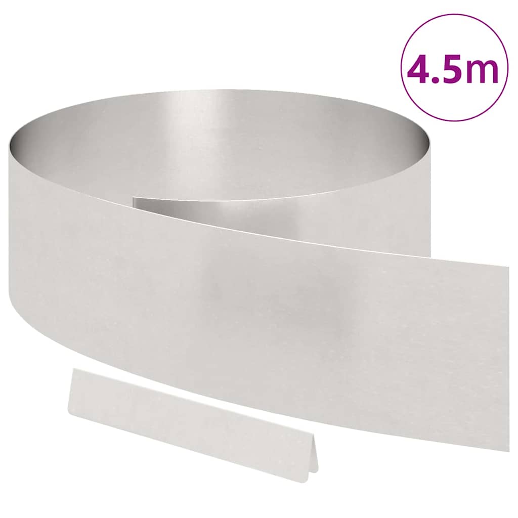 Bordura per Prato Argento 450 x 0.05 x 15 cm