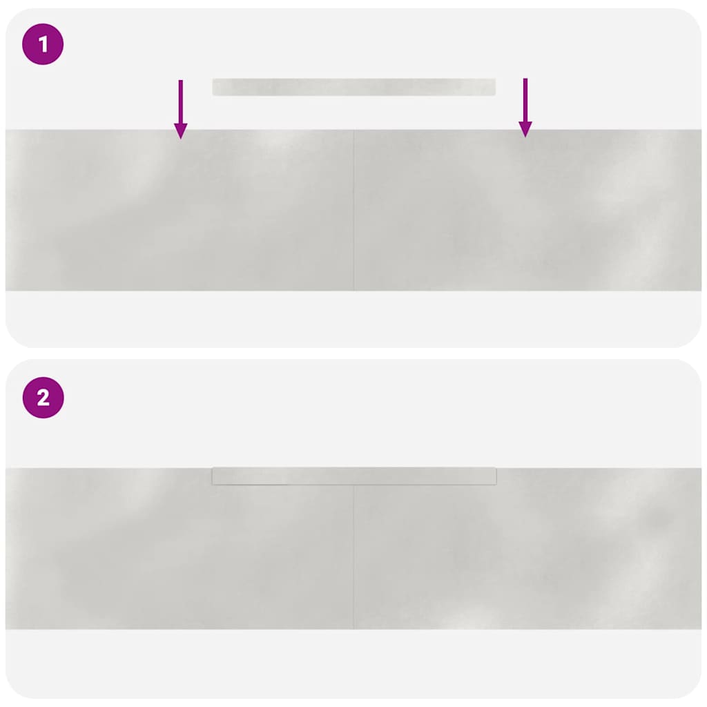 Bordura per Prato 4 pcs Argento 450 x 0,05 x 20 cm | homemem39