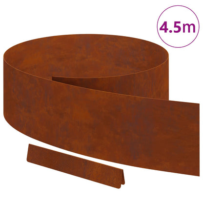 Bordura per Prato Ruggine 450 x 0,05 x 20 cm | homemem39