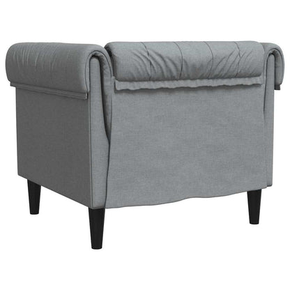 Divano Grigio chiaro 78,5 x 74,5 x 74,5 cm Poliestere