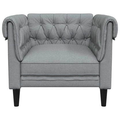 Divano Grigio chiaro 78,5 x 74,5 x 74,5 cm Poliestere