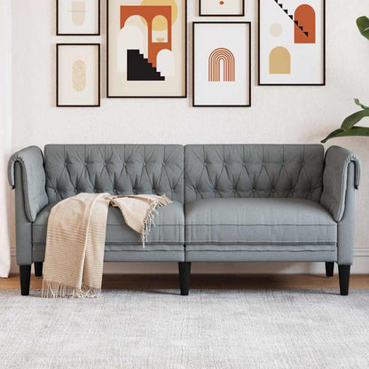 Divano Grigio chiaro 182,5 x 74,5 x 74,5 cm Poliestere