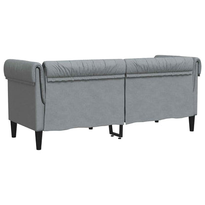 Divano Chesterfield Altro Grigio chiaro 182.5 x 74.5 x 74.5 cm - homemem39
