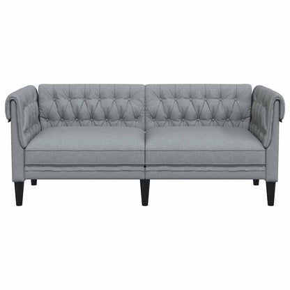 Divano Chesterfield Altro Grigio chiaro 182.5 x 74.5 x 74.5 cm - homemem39