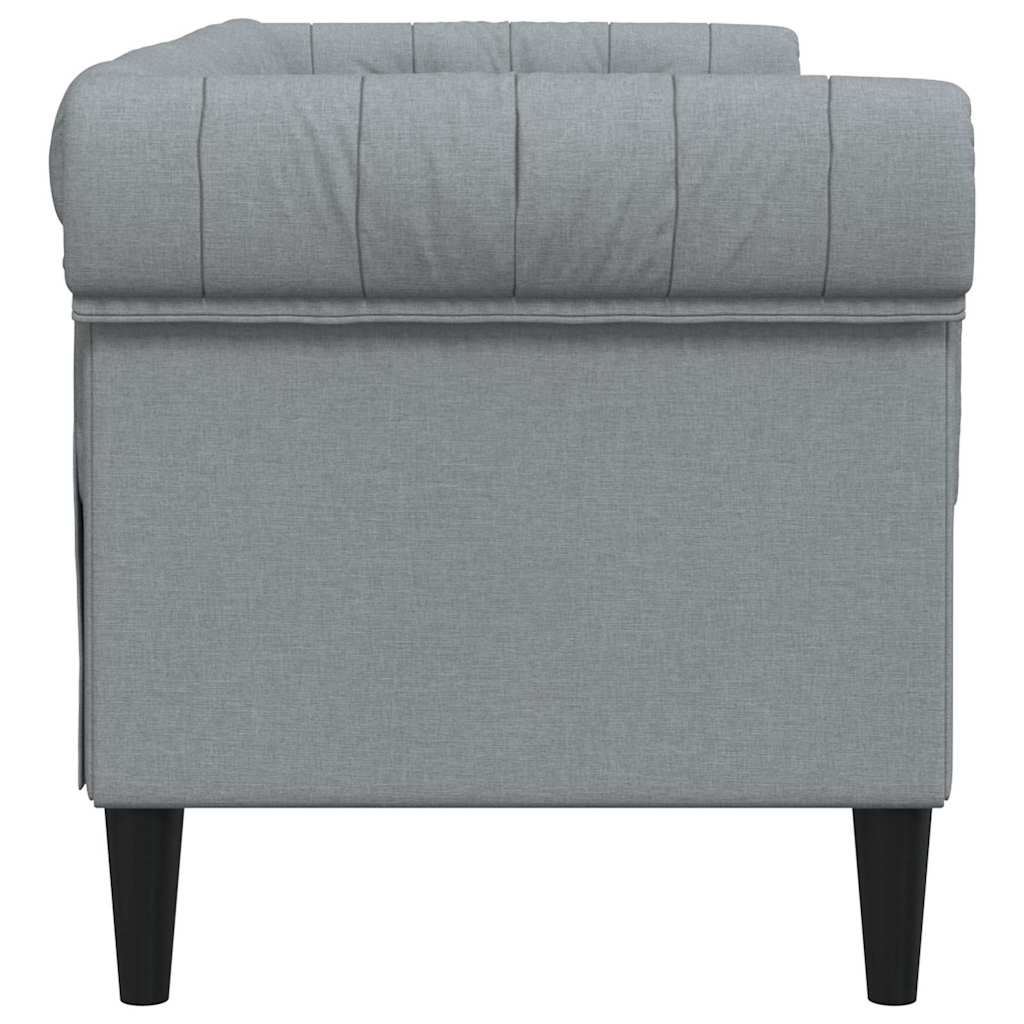 Divano Chesterfield Altro Grigio chiaro 182.5 x 74.5 x 74.5 cm - homemem39