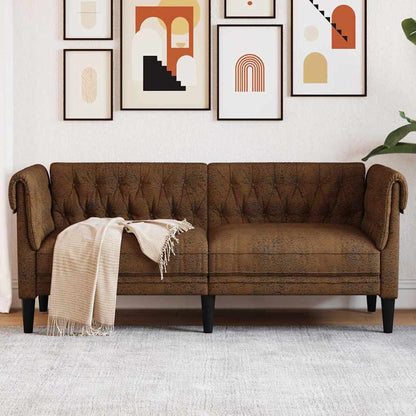 Divano Marrone 182,5 x 74,5 x 74,5 cm Poliestere | homemem39