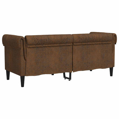 Divano Marrone 182,5 x 74,5 x 74,5 cm Poliestere | homemem39