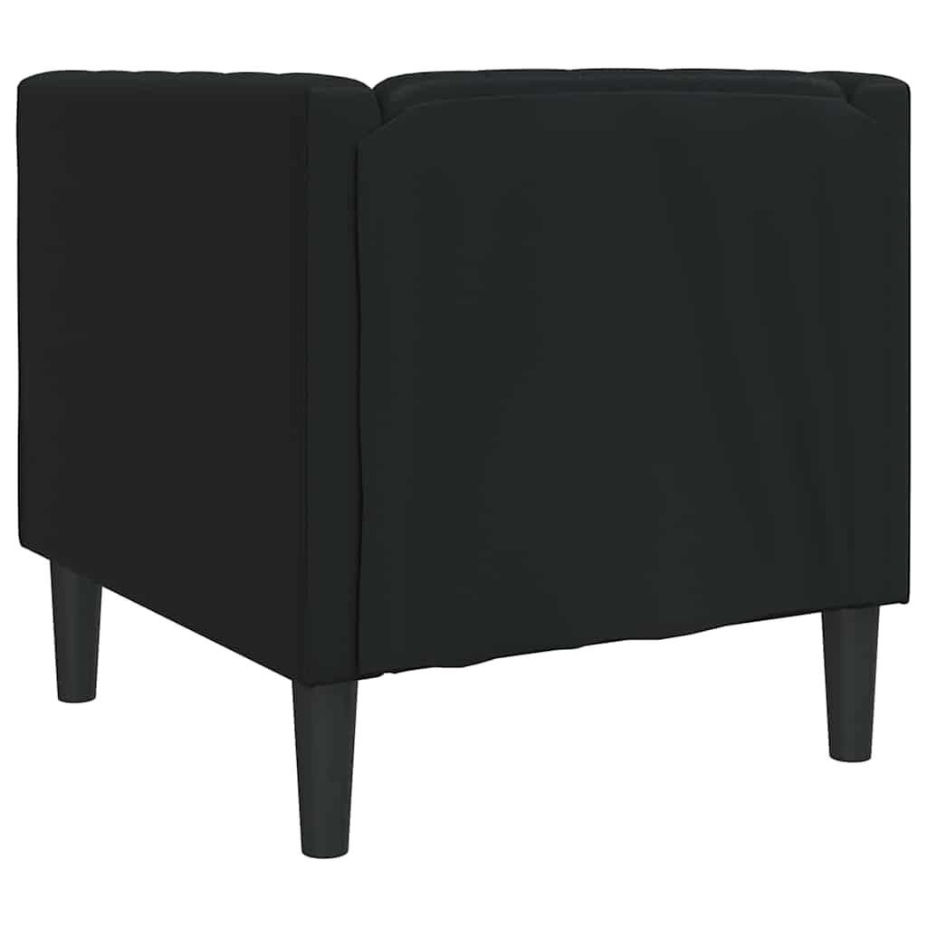Divano Nero 74,5 x 71 x 70,5 cm PVC