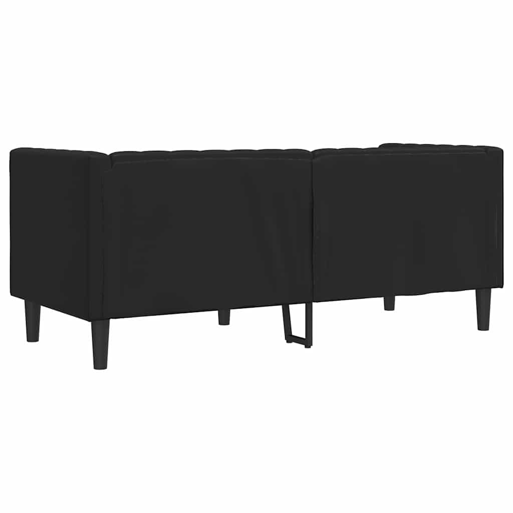 Divano Nero 174 x 74,5 x 70,5 cm PVC | homemem39
