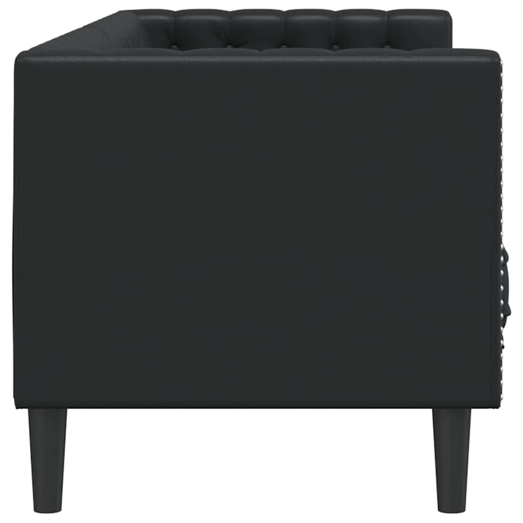 Divano Nero 194 x 74,5 x 70,5 cm PVC | homemem39