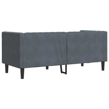 Divano Grigio scuro 174 x 74,5 x 70,5 cm Velluto | homemem39