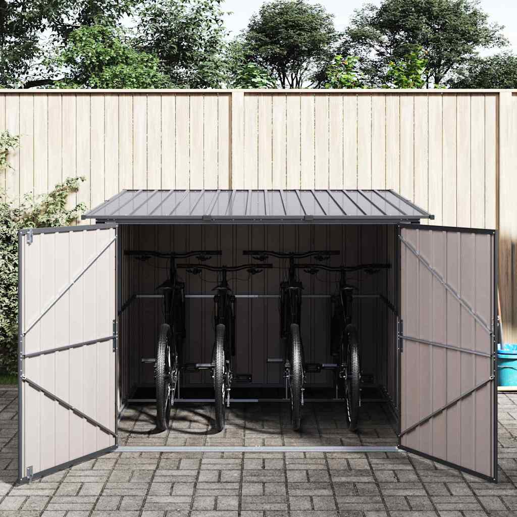 Capanno per Biciclette 3 pcs Antracite 216 x 207 x 158 cm | homemem39