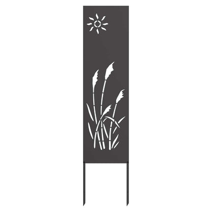 Schermo per privacy in giardino Traforo Nero 32 x 140 cm