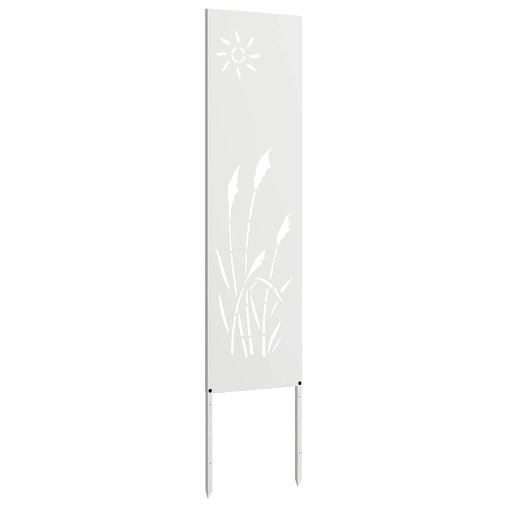 Schermo per privacy in giardino Traforo Bianco 32 x 140 cm