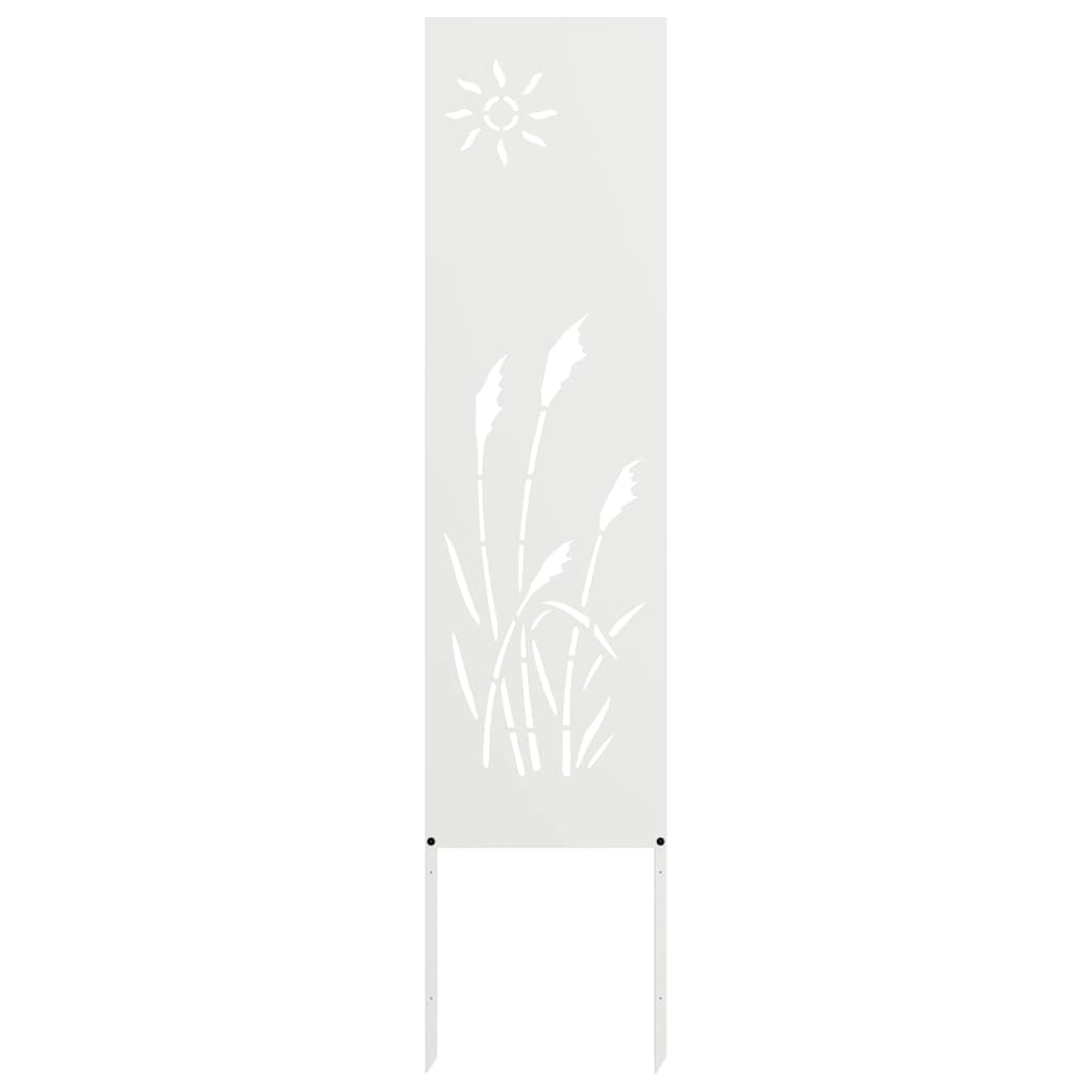 Schermo per privacy in giardino Traforo Bianco 32 x 140 cm