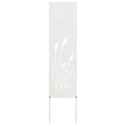 Schermo per privacy in giardino Traforo Bianco 32 x 140 cm