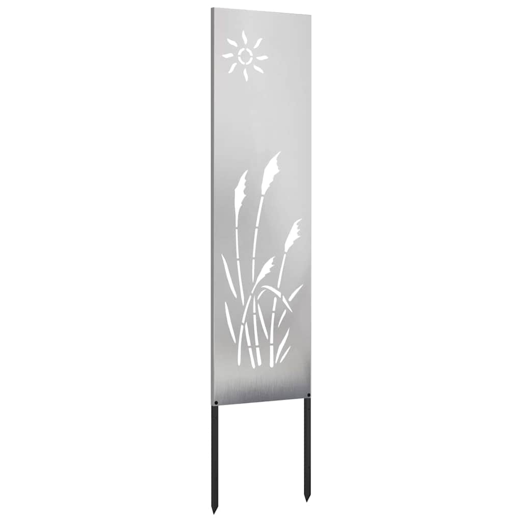 Schermo per privacy in giardino Traforo Argento 32 x 140 cm