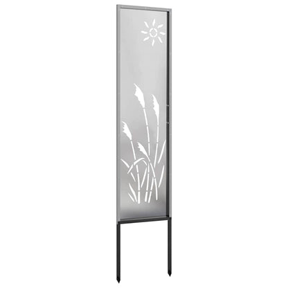 Schermo per privacy in giardino Traforo Argento 32 x 140 cm