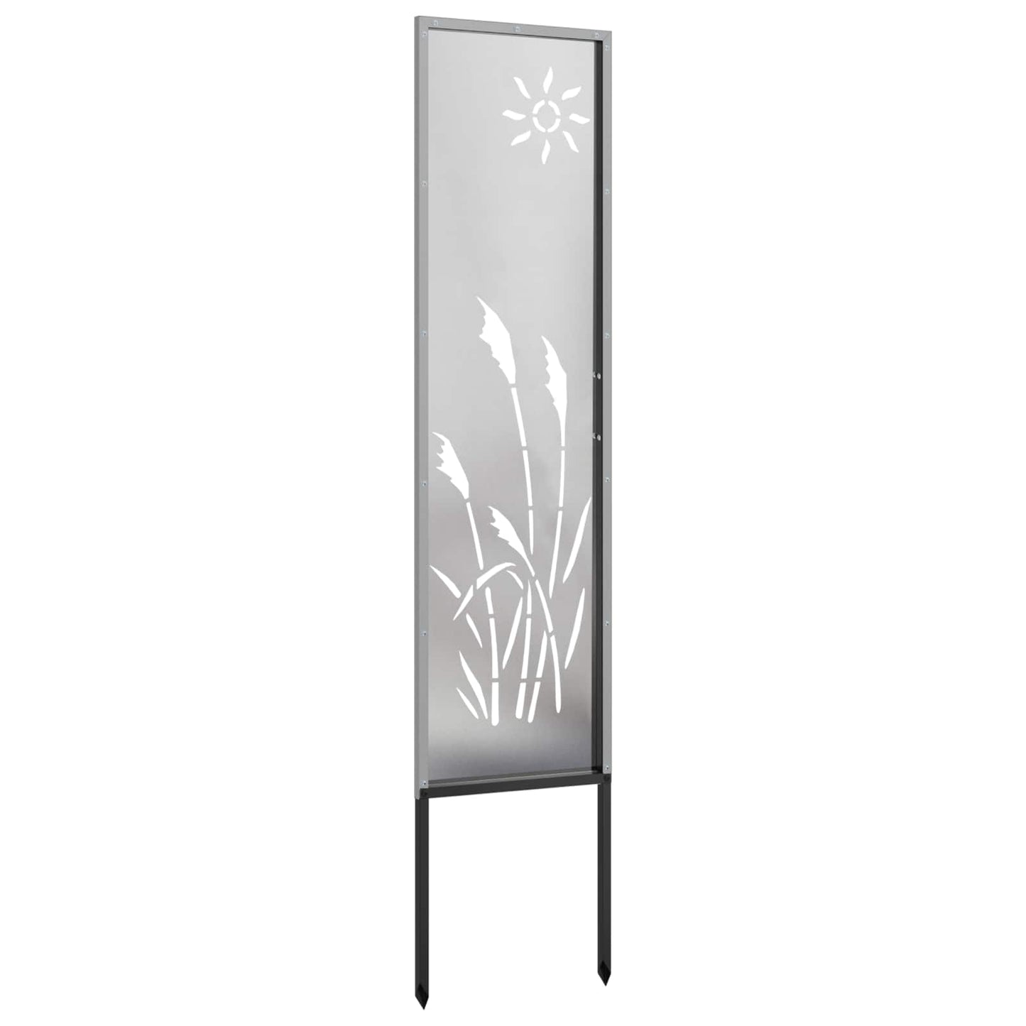 Schermo per privacy in giardino Traforo Argento 32 x 140 cm