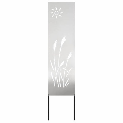 Schermo per privacy in giardino Traforo Argento 32 x 140 cm