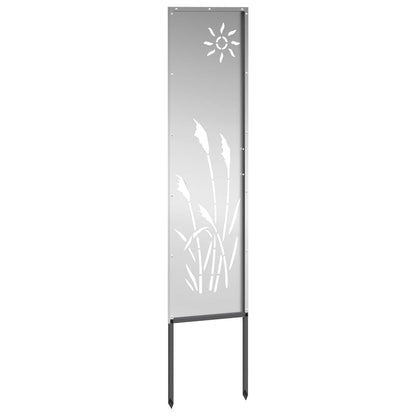 Schermo per privacy in giardino Traforo Argento 32 x 140 cm