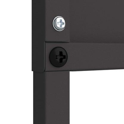Schermo per privacy in giardino Traforo Nero 32 x 140 cm | homemem39