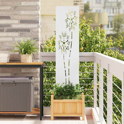 Pannello Decorativo da Giardino Altro Bianco 32 x 140 cm