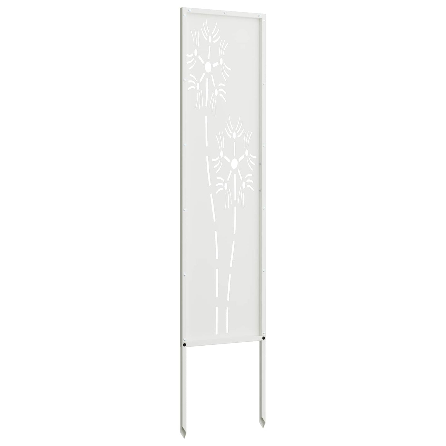Schermo per privacy in giardino Traforo Bianco 32 x 140 cm