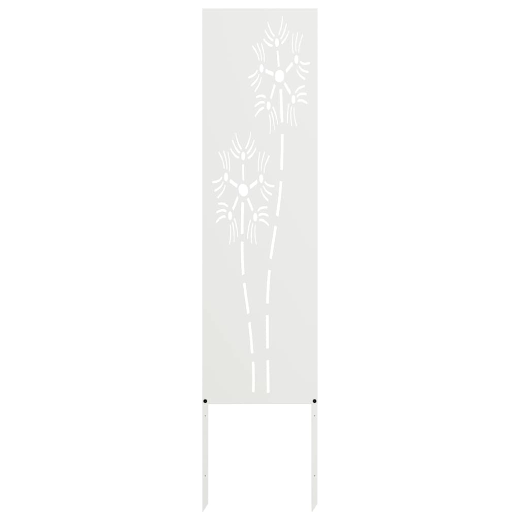 Pannello Decorativo da Giardino Altro Bianco 32 x 140 cm