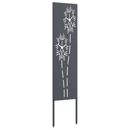 Schermo per privacy in giardino Traforo Antracite 32 x 140 cm | homemem39