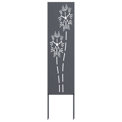 Schermo per privacy in giardino Traforo Antracite 32 x 140 cm | homemem39