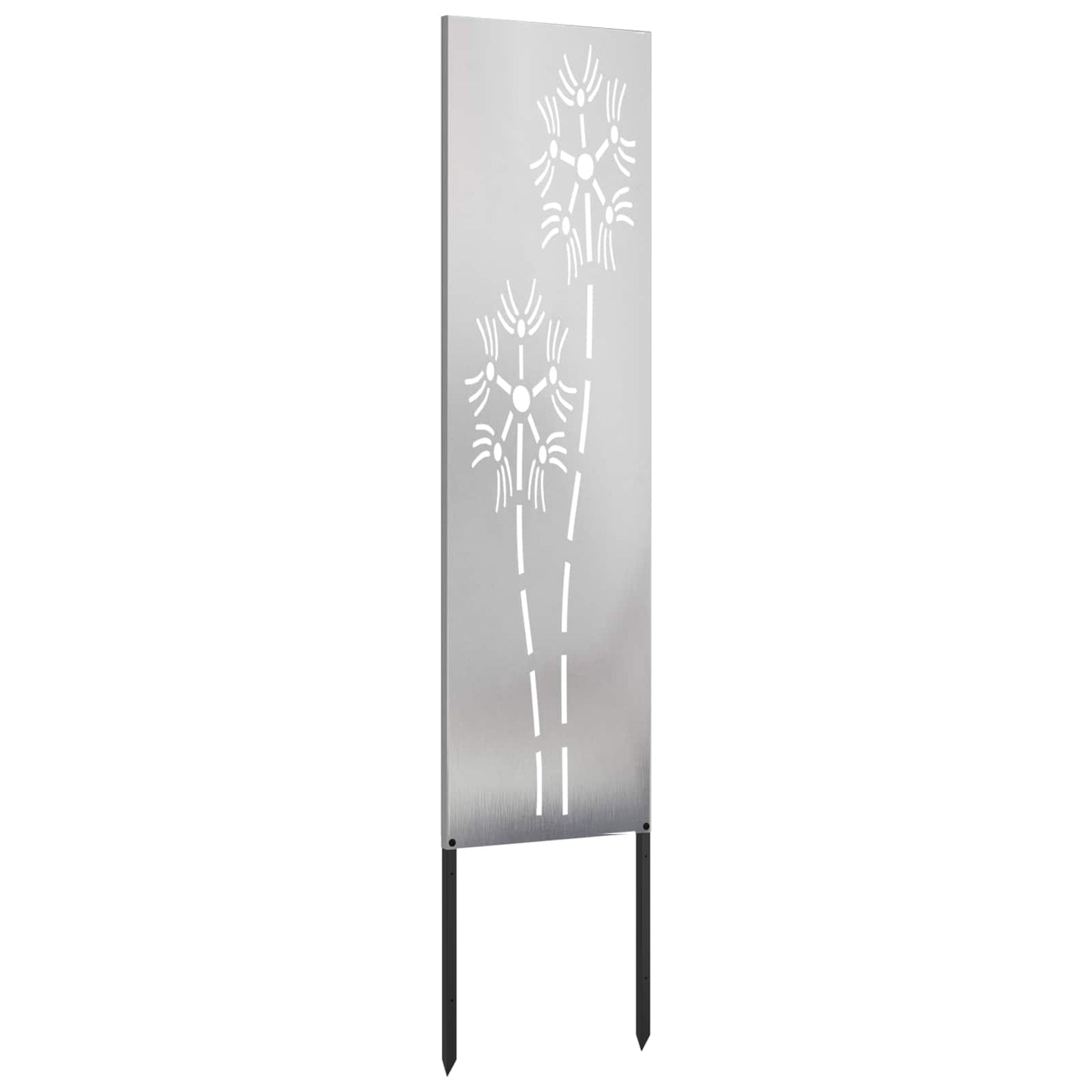Schermo per privacy in giardino Traforo Argento 32 x 140 cm | homemem39
