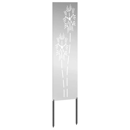 Schermo per privacy in giardino Traforo Argento 32 x 140 cm