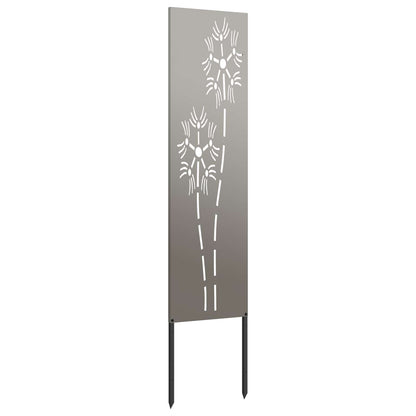 Schermo per privacy in giardino Traforo Ruggine 32 x 140 cm
