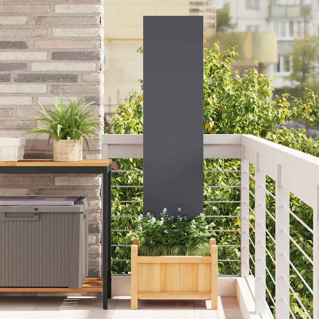 Pannello Decorativo da Giardino Altro Antracite 32 x 140 cm
