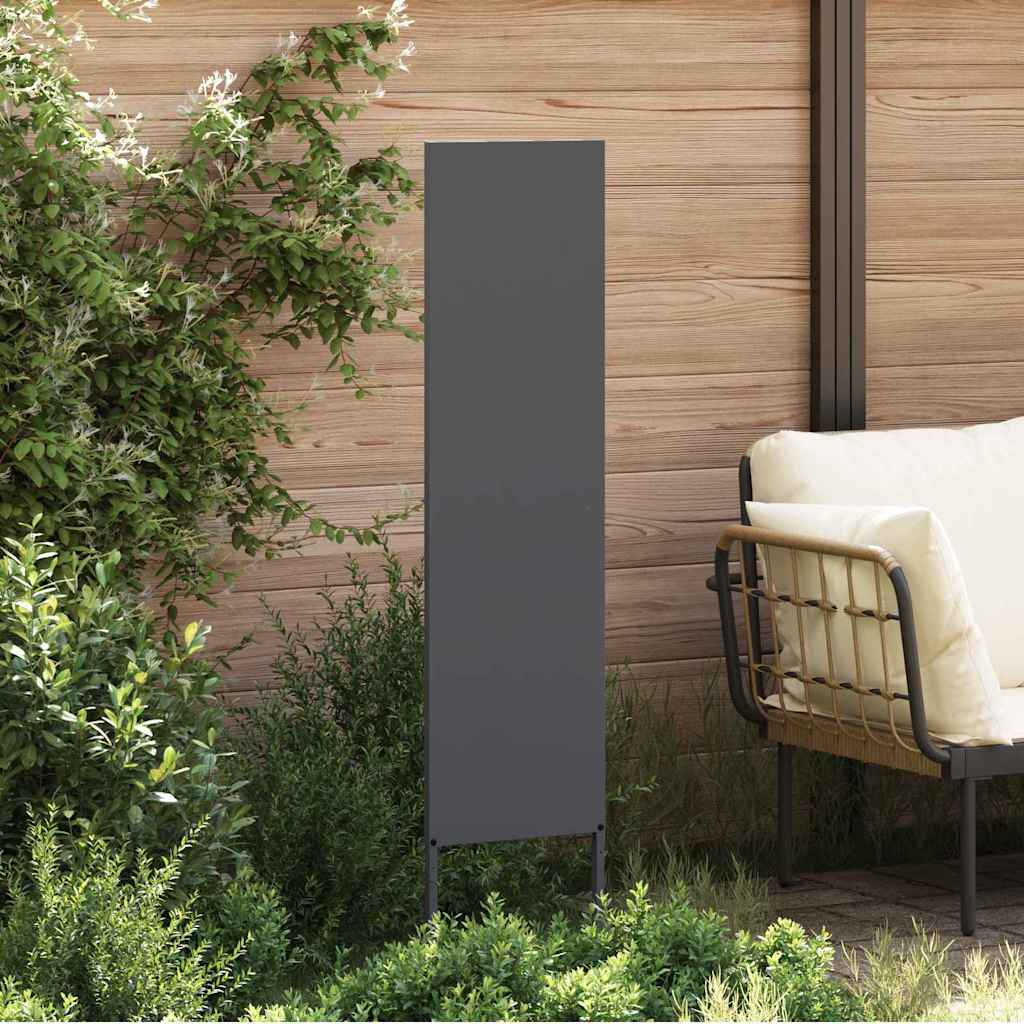Pannello Decorativo da Giardino Altro Antracite 32 x 140 cm