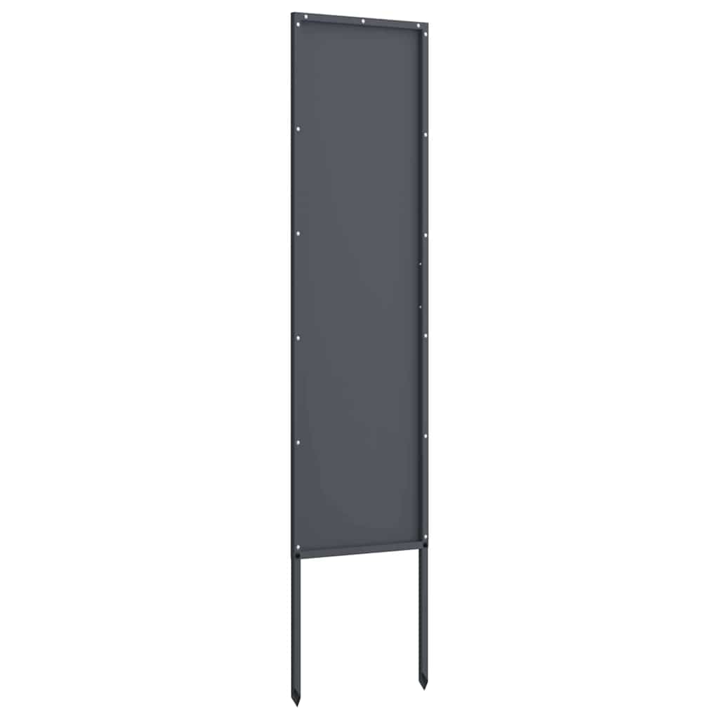 Pannello Decorativo da Giardino Altro Antracite 32 x 140 cm