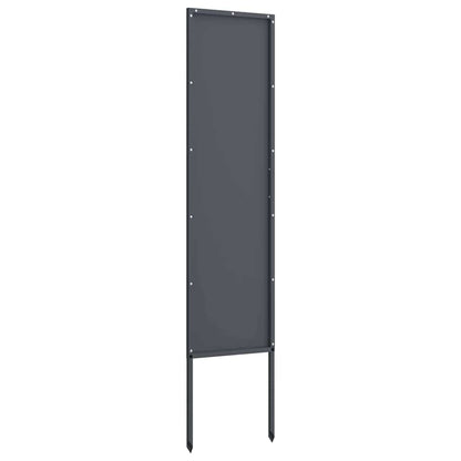 Pannello Decorativo da Giardino Altro Antracite 32 x 140 cm