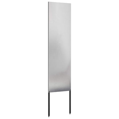 Schermo per privacy in giardino Traforo Argento 32 x 140 cm | homemem39