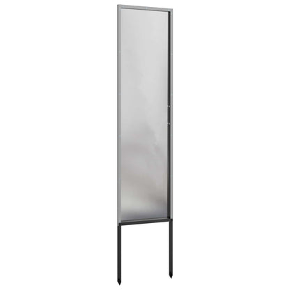 Schermo per privacy in giardino Traforo Argento 32 x 140 cm | homemem39