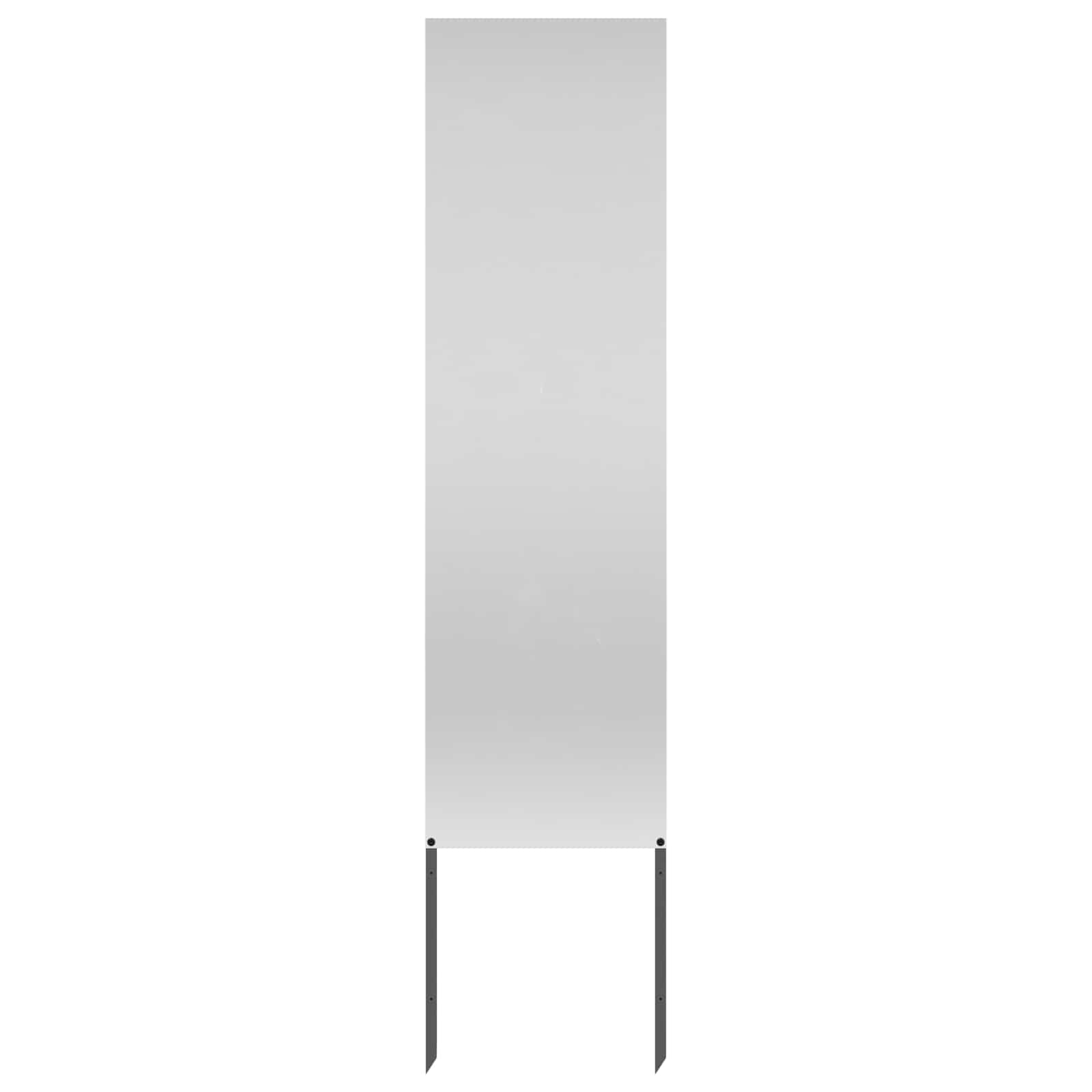 Schermo per privacy in giardino Traforo Argento 32 x 140 cm | homemem39