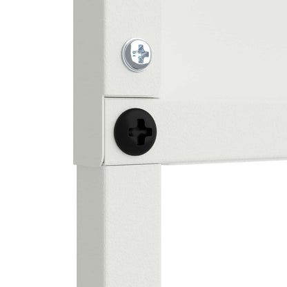 Schermo per privacy in giardino Floreale Bianco 32 x 140 cm