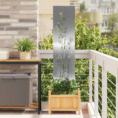 Schermo per privacy in giardino Floreale Argento 32 x 140 cm