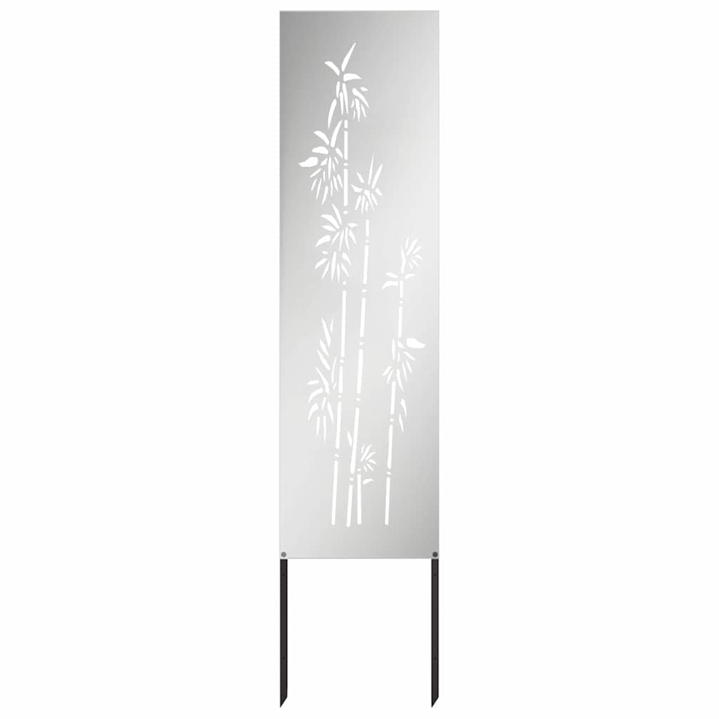 Schermo per privacy in giardino Floreale Argento 32 x 140 cm