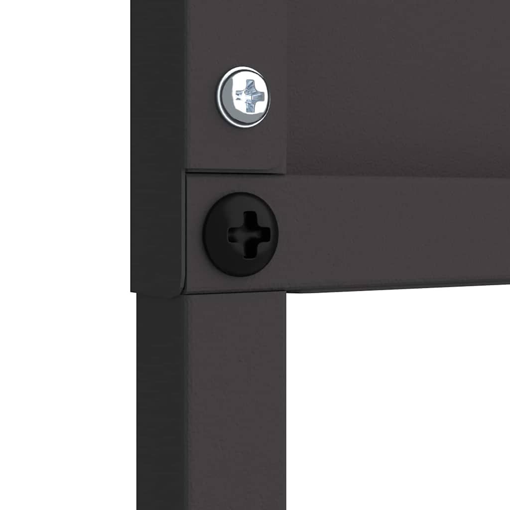 Schermo per privacy in giardino Traforo Nero 32 x 140 cm